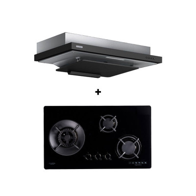 FUJIOH GAS RANGE PACKAGE FHGS5035SV+FRFS2290RP/VP-2TONE