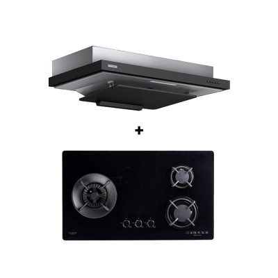 FUJIOH GAS RANGE PACKAGE FHGS5030SV+FRFS2290RP/VP-2TONE