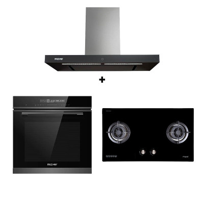 MAYER GAS RANGE PACKAGE MMGH882+MMBCH900I+MMDO13CS