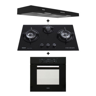TECNO GAS RANGE PACKAGE T733TRVS+TCH9011TL+TBO630