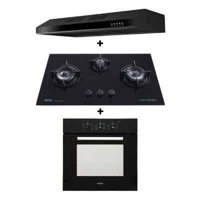 TECNO GAS RANGE PACKAGE T833TRSV+TCH901+TBO630