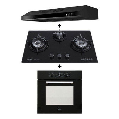 TECNO GAS RANGE PACKAGE T733TRSV+TCH901+TBO630