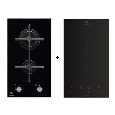 ELECTROLUX GAS RANGE PACKAGE EGC3320NOK+EHI3251BE