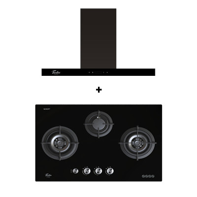 TURBO GAS RANGE PACKAGE T773GV-BK+TAE91-BK