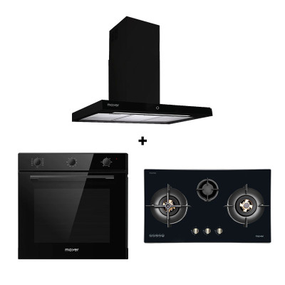MAYER GAS RANGE PACKAGE MMGH7731HI+MMCH407I-BK+MMDO8R