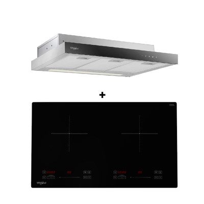 WHIRLPOOL GAS RANGE PACKAGE IWHL7320SC+WCO9FTS