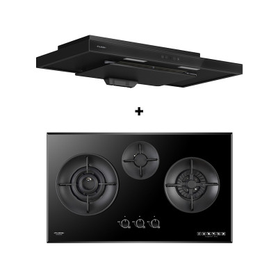 FUJIOH GAS RANGE PACKAGE FHGS7030SV+FRMS2390R