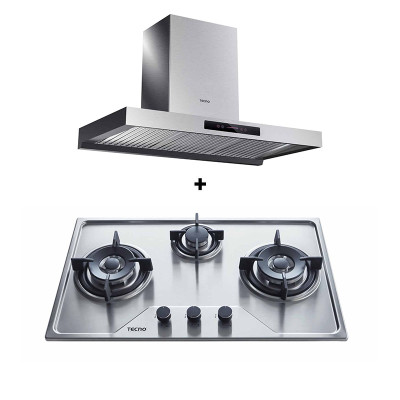 TECNO GAS RANGE PACKAGE KA9980+TS7633TRSV