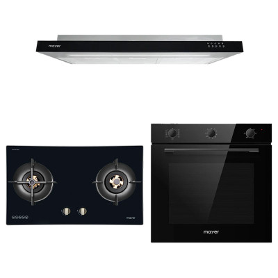 MAYER GAS RANGE PACKAGE MMGH7721HI+MMSI900LEDHS+MMDO08