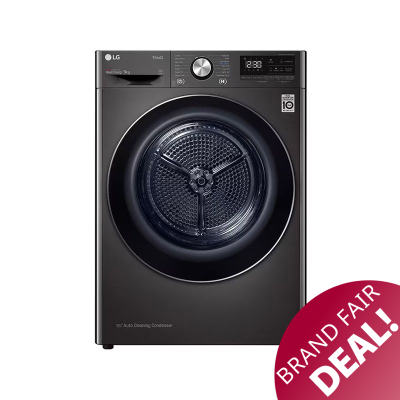 LG HEAT PUMP DRYER TDH90VBD BLACK