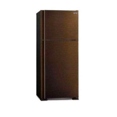 MITSUBISHI 2 DOOR FRIDGE MRF62EG-BRW-P BROWN WAVE LINE