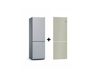 BOSCH 2 DOOR FRIDGE KGN361J3AG+AVK00 CHAMPAGNE