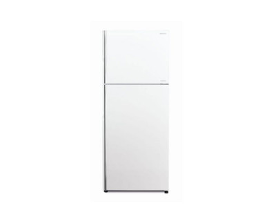 HITACHI 2 DOOR FRIDGE RVG450P8MS-GPW GLASS WHITE