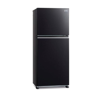 MITSUBISHI 2 DOOR FRIDGE MRFX47EN-GBK-P GLASS BLACK