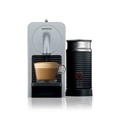 NESPRESSO COFFEE MAKER PRODIGIO&MILK SILVER-D75