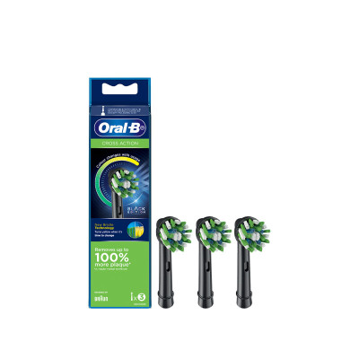 BRAUN TOOTHBRUSH REFILLS EB50BRB-3 Black Edition
