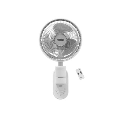 NNIO 10" WALL FAN WITH REMOTE N1000DCWFR-white
