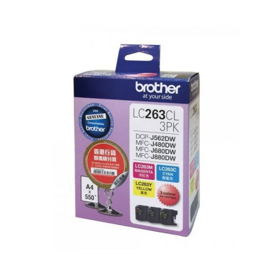 BROTHER CARTRIDGES LC-263CL (3PK)