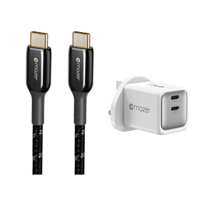 MAZER PHONE ACCESSORIES M45UK-V3-COMBO2-BK