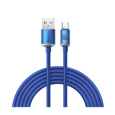 BASEUS CABLES CRYSTAL SHINE 1.2M CABLE BLUE