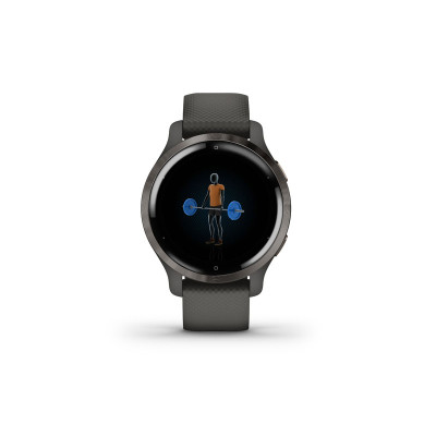 GARMIN SMART WATCH VENU 2S- SLATE/GRAPHITE