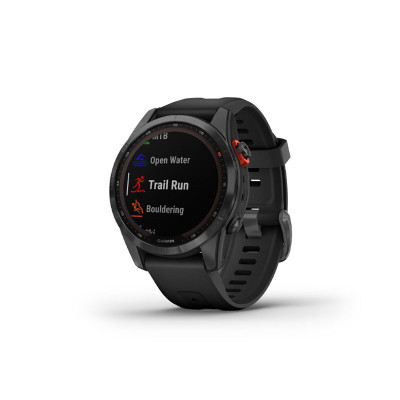 GARMIN SMART WATCH FENIX 7S S.S.GRY/BLK BAND-42MM