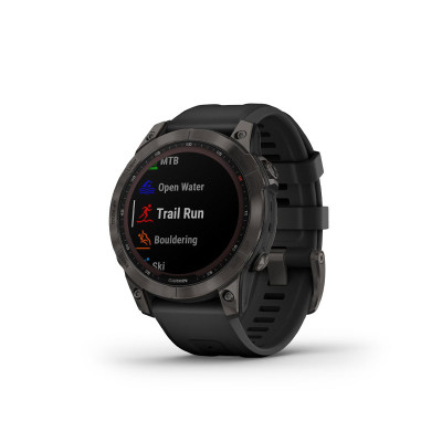 GARMIN SMART WATCH FENIX 7 S.S.GRY/BLK B-47MM