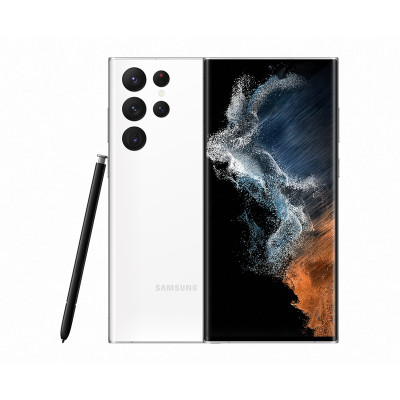 SAMSUNG SMART PHONES SM-S908 256GB WHT S22 ULTRA