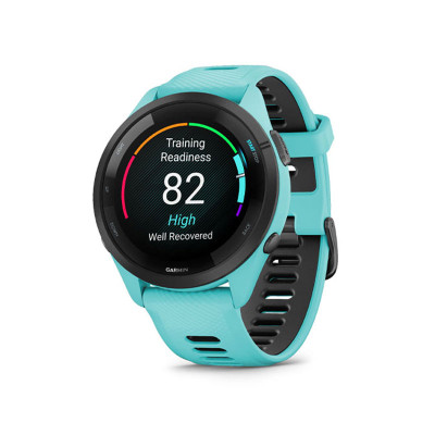 GARMIN SMART WATCH FORERUNNER 265 MUSIC-AQUA