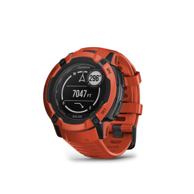 GARMIN SMART WATCH INSTINCT 2X SOLAR-FLAME RED