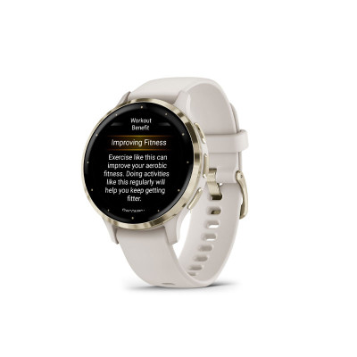 GARMIN SMART WATCH VENU 3S GPS-IVORY + S.GOLD