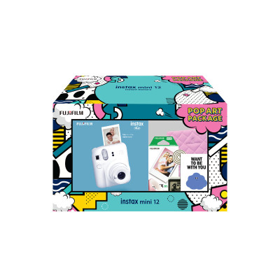 FUJIFILM INSTANT CAMERA MINI 12 PINK POP ART KIT