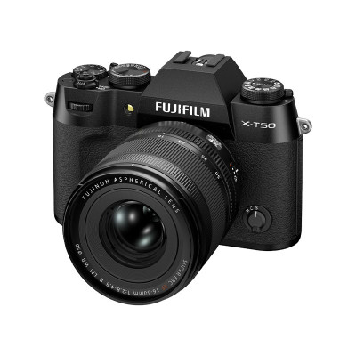FUJIFILM INTERCHANGEABLE LENS X-T50/ XF16-50MM KIT - BLACK