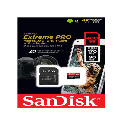 SANDISK MEMORY SD CARD SDSQXCZ-400G-GN6MA