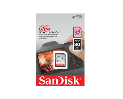 SANDISK MEMORY SD CARD SDSDUNR-064G-GN6IN