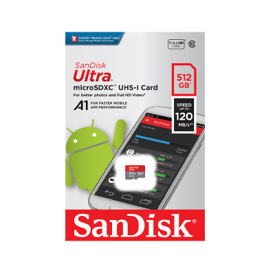 SANDISK MEMORY SD CARD SDSQUA4-512G-GN6MN