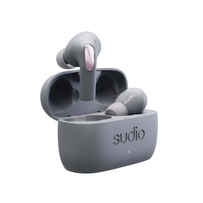 SUDIO EARPHONES/HEADPHONES/EARBUDS SUDIO E2 TWS SLATE GREY