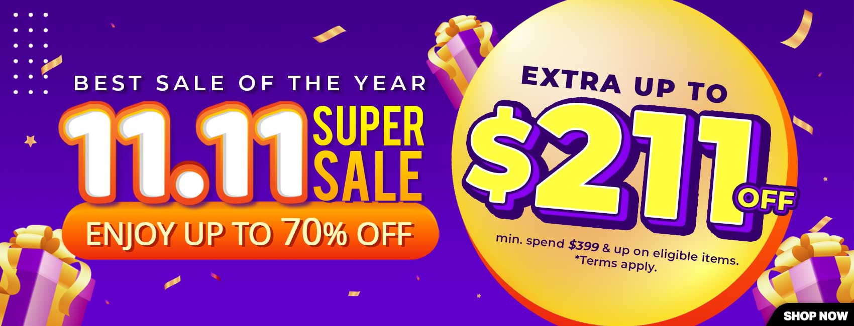 11.11 Super Sale